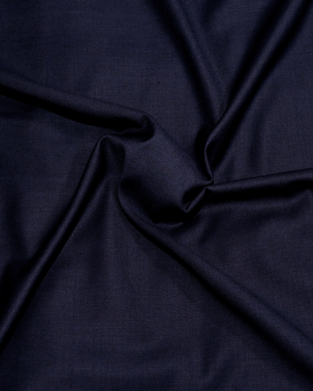 Navy Blue Luxury  Anglo French Suiting Fabric